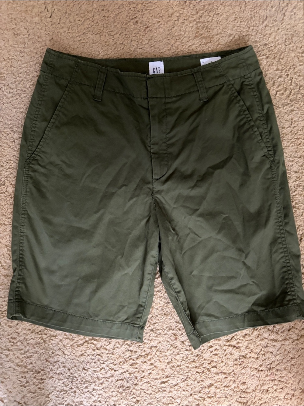 GAP Women’s Olive Bermuda Shorts